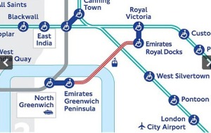 הרכבת התחתית של לונדון - תחנות ע"ש חברת התעופה של אמרירויות