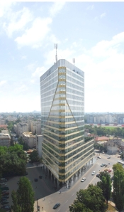 יורו-טאוור, בוקרשט, רומניה - הבניין הירוק הראשון