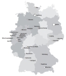 הערים המבטיחות ביותר בגרמניה מפה